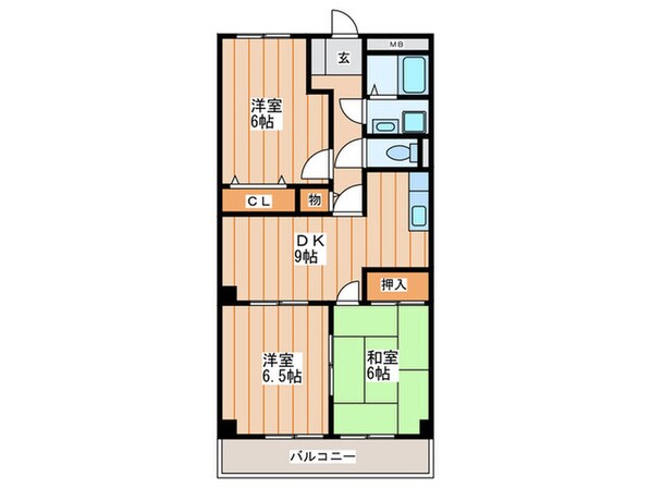 ルミエ－ル高柳の物件間取画像